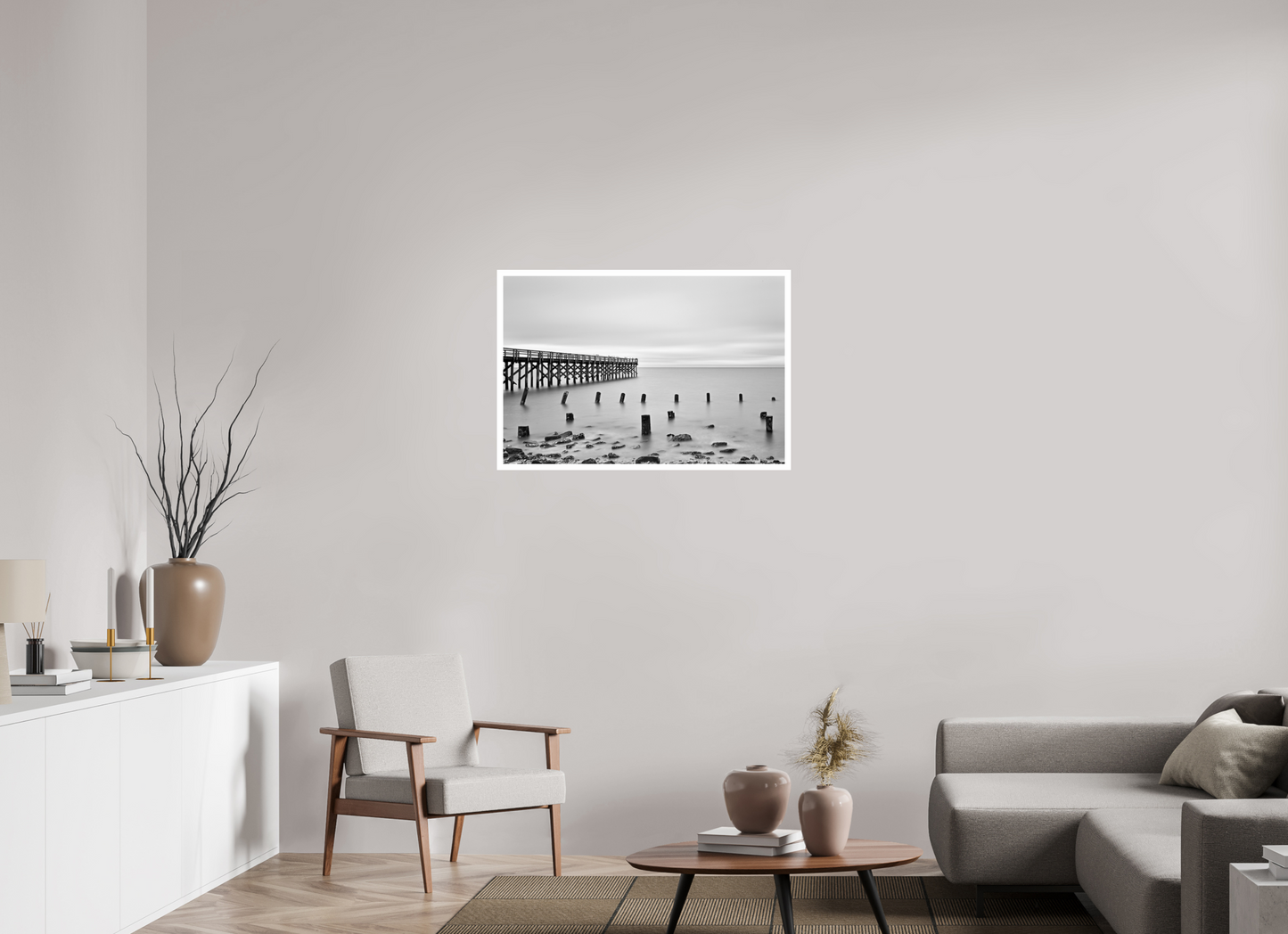 36 x 24″, B&W Print .79 Border Marla Mist II