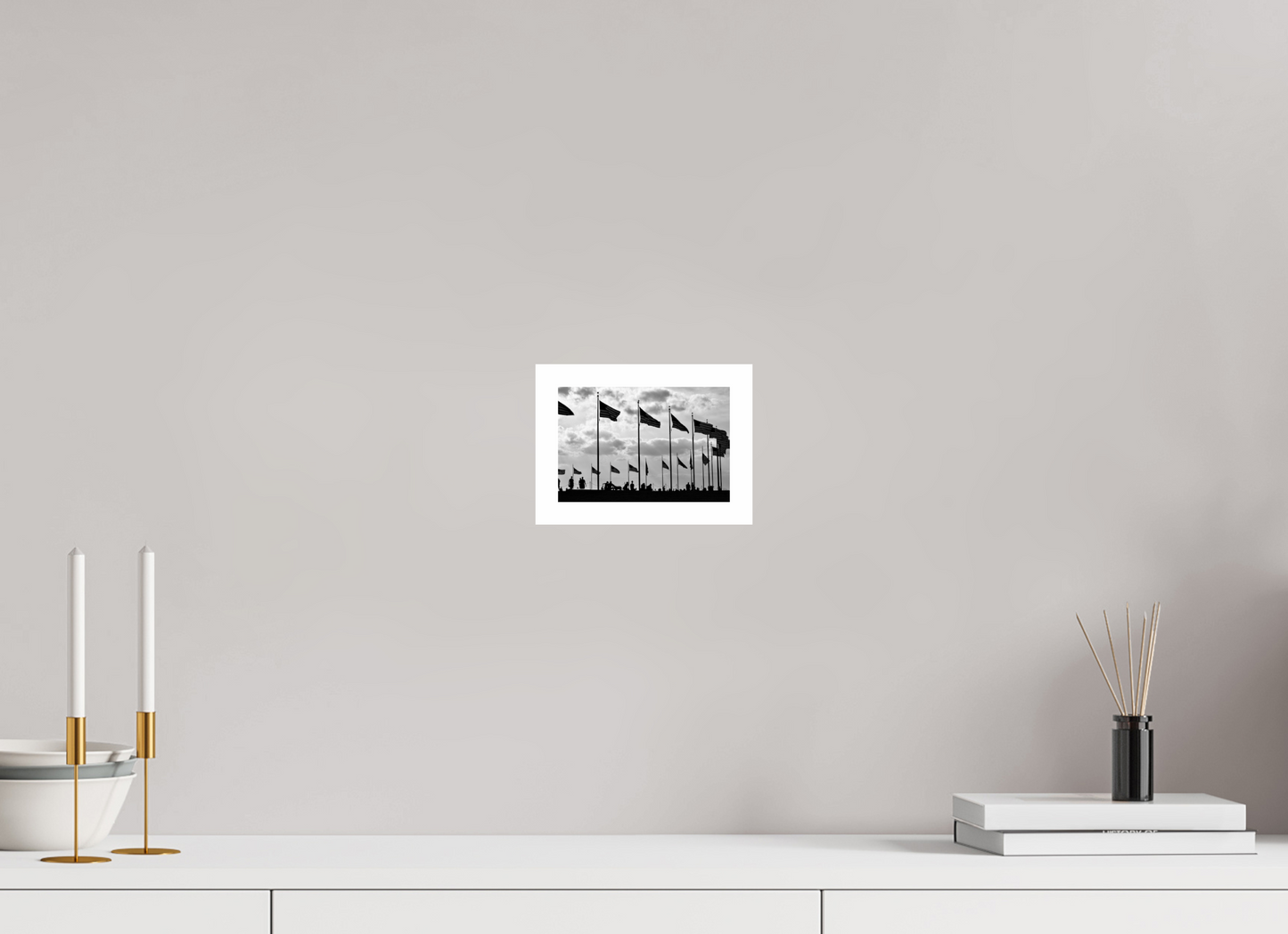 6 x 4″, B&W Print .79 Border Washington DC