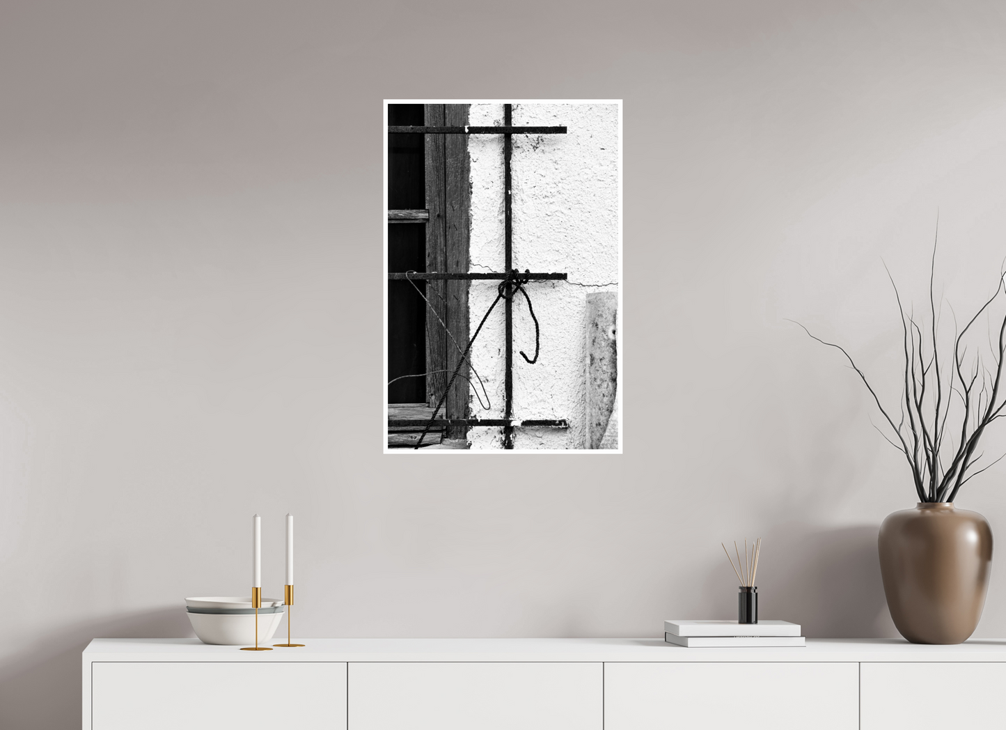 20 x 30″, B&W Print .39 Border Jade