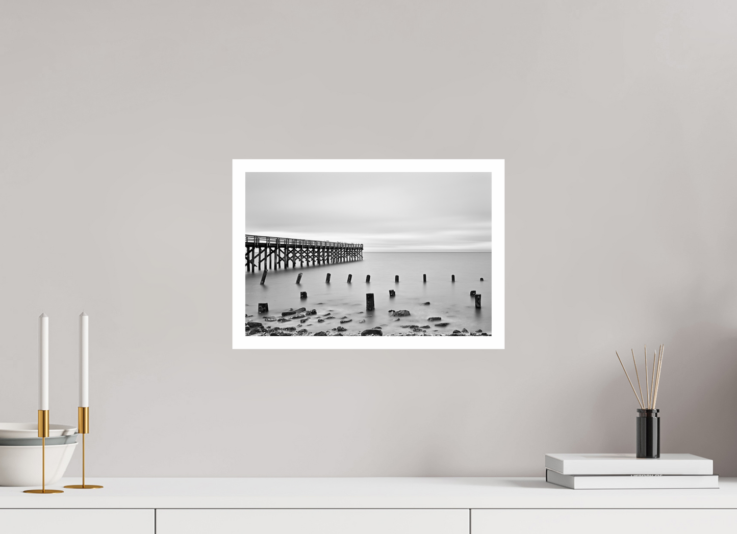 15 x 10″, B&W Print .79 Border Marla Mist II